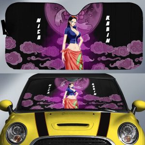 Nico Robin Car Sunshade Custom Anime One Piece Car Accessories For Anime Fans