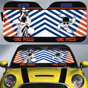 Nico Robin Car Sunshade Custom Car Accessories Mix Manga Style