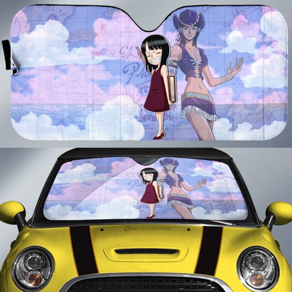 Nico Robin Car Sunshade Custom Map Car Accessories