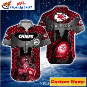 Night Game Red Dragon Kansas City Chiefs Hawaiian Shirt