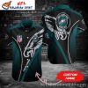 Night Stealth Philadelphia Eagles Tropical Shirt – Customizable Crest Design