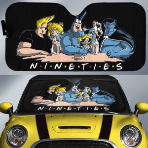 Nineties Mashup Car Sunshade Custom Car Accessories