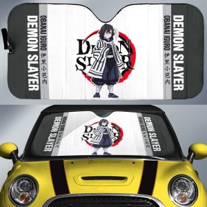 Obanai Iguro Car Sunshade Custom Car Accessories For Fans