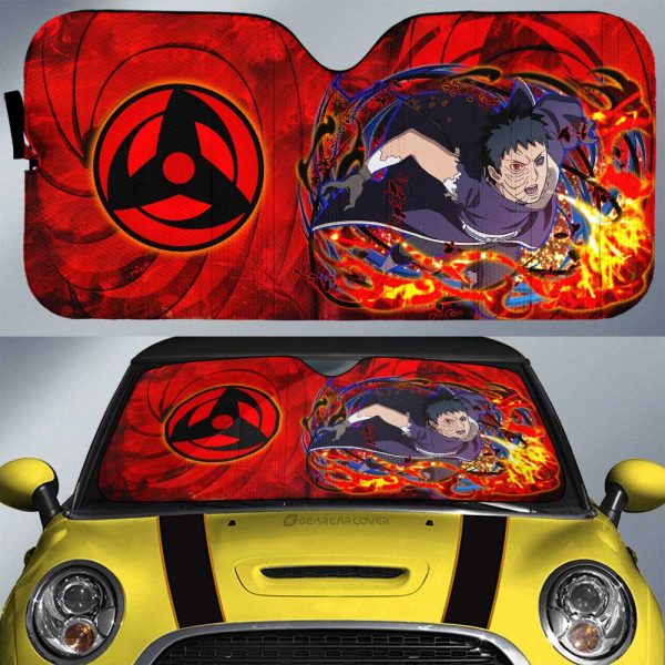 Obito Car Sunshade Custom Sharingan Eye Car Accessories