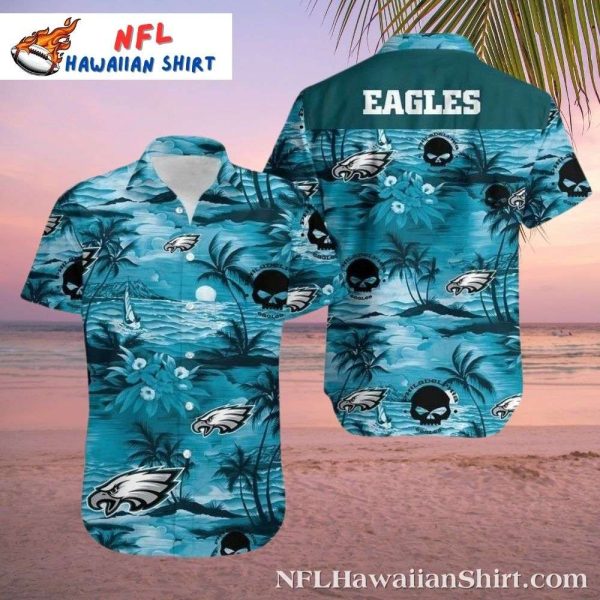 Oceanic Adventure Philadelphia Eagles Tropical Hawaiian Shirt