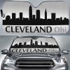 Ohio Cleveland Skyline Car Sunshade Custom Car Accessories