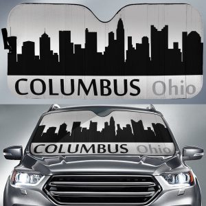 Ohio Columbus Skyline Car Sunshade Custom Car Accessories