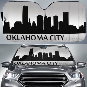 Oklahoma City Skyline Car Sunshade Custom Car Accessories