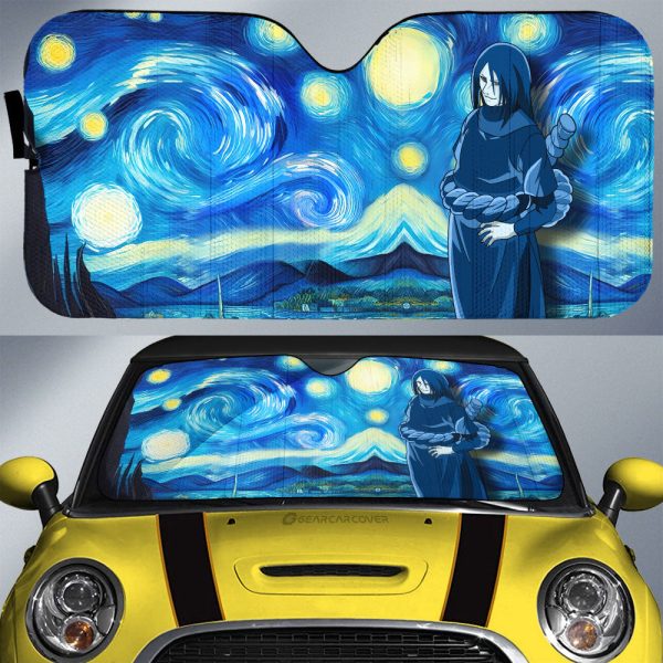 Orochimaru Car Sunshade Custom Starry Night Styles