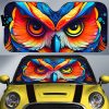 Owl Colorful Car Sunshade Custom Car Accessories