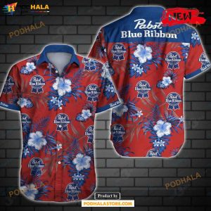 Pabst Blue Ribbon Style 3 Tropical Summer Hawaiian Shirt