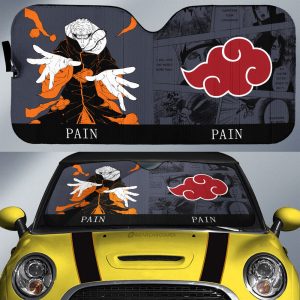 Pain Car Sunshade Custom Anime Car Accessories Manga Color Style