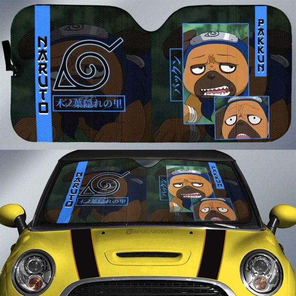 Pakkun Car Sunshade Custom Anime Car Accessories