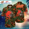 Palm Play Cleveland Browns Tropical Hawaiian Shirt