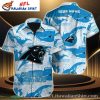 Panthers Underwater Encounter NFL Custom Name Hawaiian Shirt