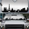 Paris Skyline Car Sunshade Custom Car Accessories