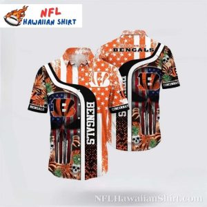 Patriotic Pride Bengals – Cincinnati Bengals Hawaiian Shirt