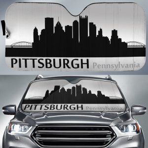 Pennsylvania Pittsburgh Skyline Car Sunshade Custom Car Accessories