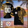 Personalize Name NFL Pittsburgh Steelers Hawaiian Shirt