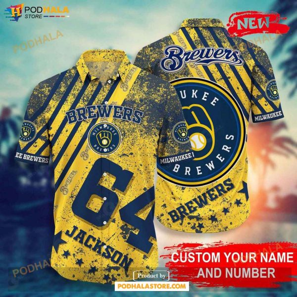 Personalized Milwaukee Brewers Mlb Hot Sports Summer Hawaiian Shirt