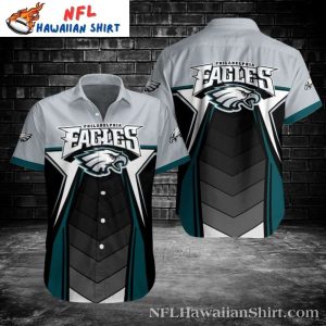 Philadelphia Eagles Abstract Blackout Custom Hawaiian Shirt