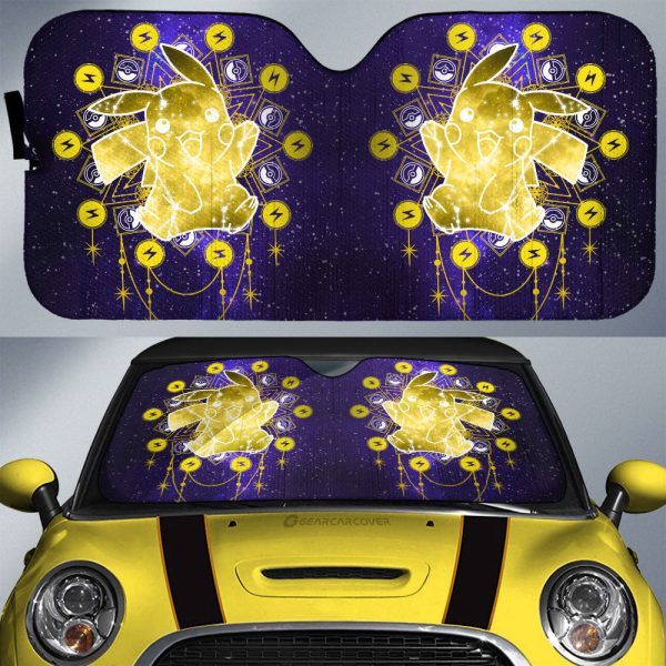 Pikachu Car Sunshade Custom Car Accessories