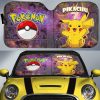 Pikachu Car Sunshade Custom Galaxy Manga Style