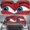 Playful Car Eyes Sun Shade Custom Car Accessories