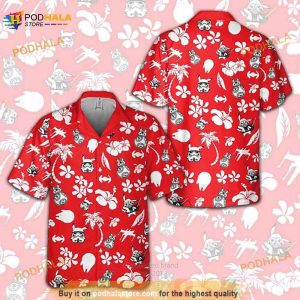 Pokemon Electric Red Funny 3D Hawaiian Shirt