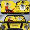 Portgas D. Ace Car Sunshade Custom One Piece Car Accessories Manga Style