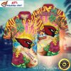 Psychedelic Cardinal Wave Vibrant Hawaiian Shirt