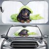 Puppy Dachshund Car Sunshade Custom Car Accessories