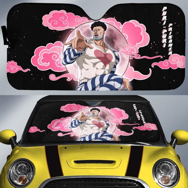 Puri-Puri Prisoner Car Sunshade Custom One Punch Man Anime Car Accessories