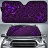 Purple Butterfly Car Sunshade Custom Butterflies Car Accessories