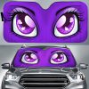 Purple Cute Car Eyes Sun Shade Custom Cool Car Accessories