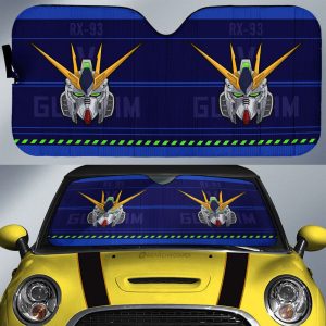 RX-93 v Gundam Car Sunshade Custom Gundam Anime Car Interior Accessories