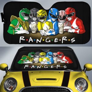 Rangers Mashup Car Sunshade Custom Car Accessories