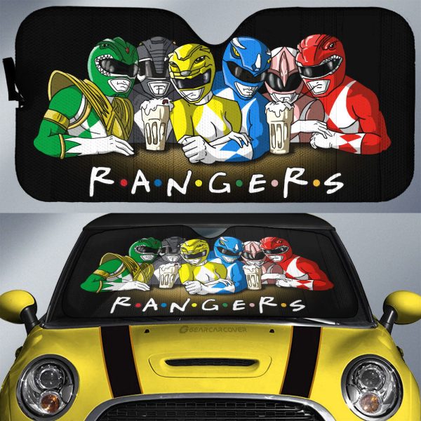 Rangers Mashup Car Sunshade Custom Car Accessories