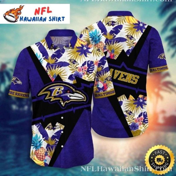 Ravens Exotic Birds Of Paradise Hawaiian Shirt – Feathered Fan Fest