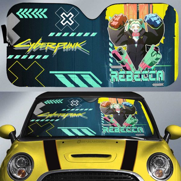 Rebecca Car Sunshade Custom Cyberpunk Anime