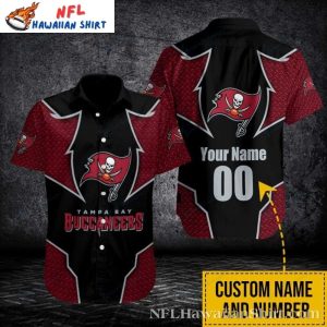 Red Diamond Texture Tampa Bay Buccaneers Hawaiian Shirt