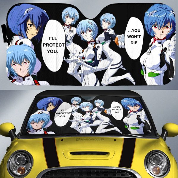 Rei Ayanami Car Sunshade Custom NGE