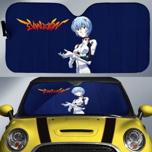 Rei Ayanami Car Sunshade Custom NGE Car Accessories