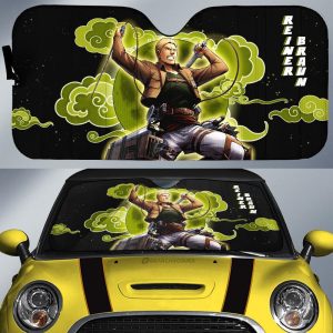 Reiner Braun Car Sunshade Custom Attack On Titan Anime