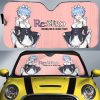 Rem Car Sunshade Custom Main Re:Zero Anime Car Accessories