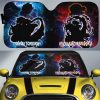 Rengoku And Giyuu Car Sunshade Custom