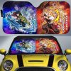 Rengoku And Giyuu Car Sunshade Custom Characters Car Accessories