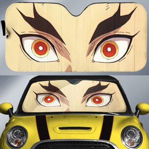 Rengoku Kyoujurou Car Sunshade Custom Demon Slayer Anime Car Accessories For Fans