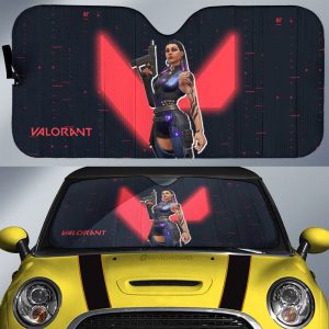 Reyna Car Sunshade Custom Valorant Agent