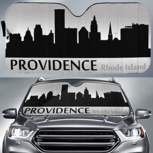 Rhode Island Providence Skyline Car Sunshade Custom Car Accessories